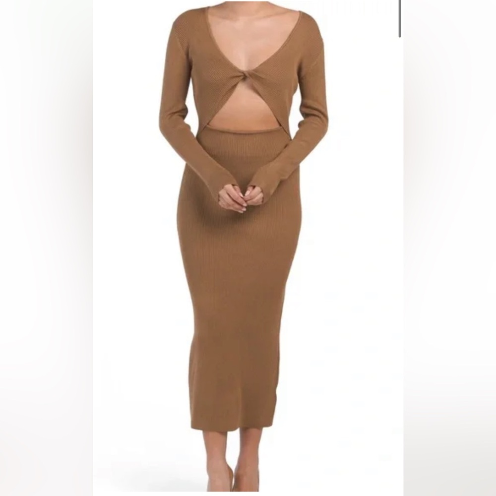 House of Harlow ribbed dress